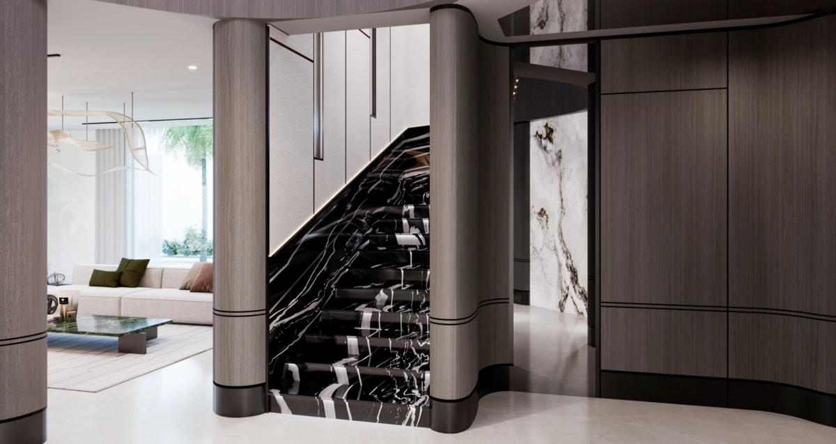 Designing Statement Staircase Interiors for Contemporary Dubai Villas