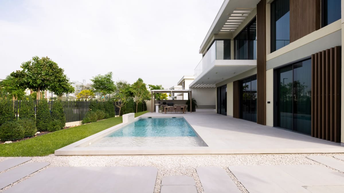 Tilal Al Ghaf - Landscape - The Azure Courtyard