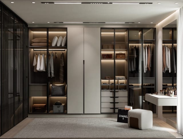 Storage and Wardrobe Design Solutions for Luxury Villas in Dubai