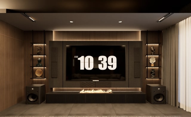 Bespoke TV Wall and Media Unit Design Ideas for Dubai Villas