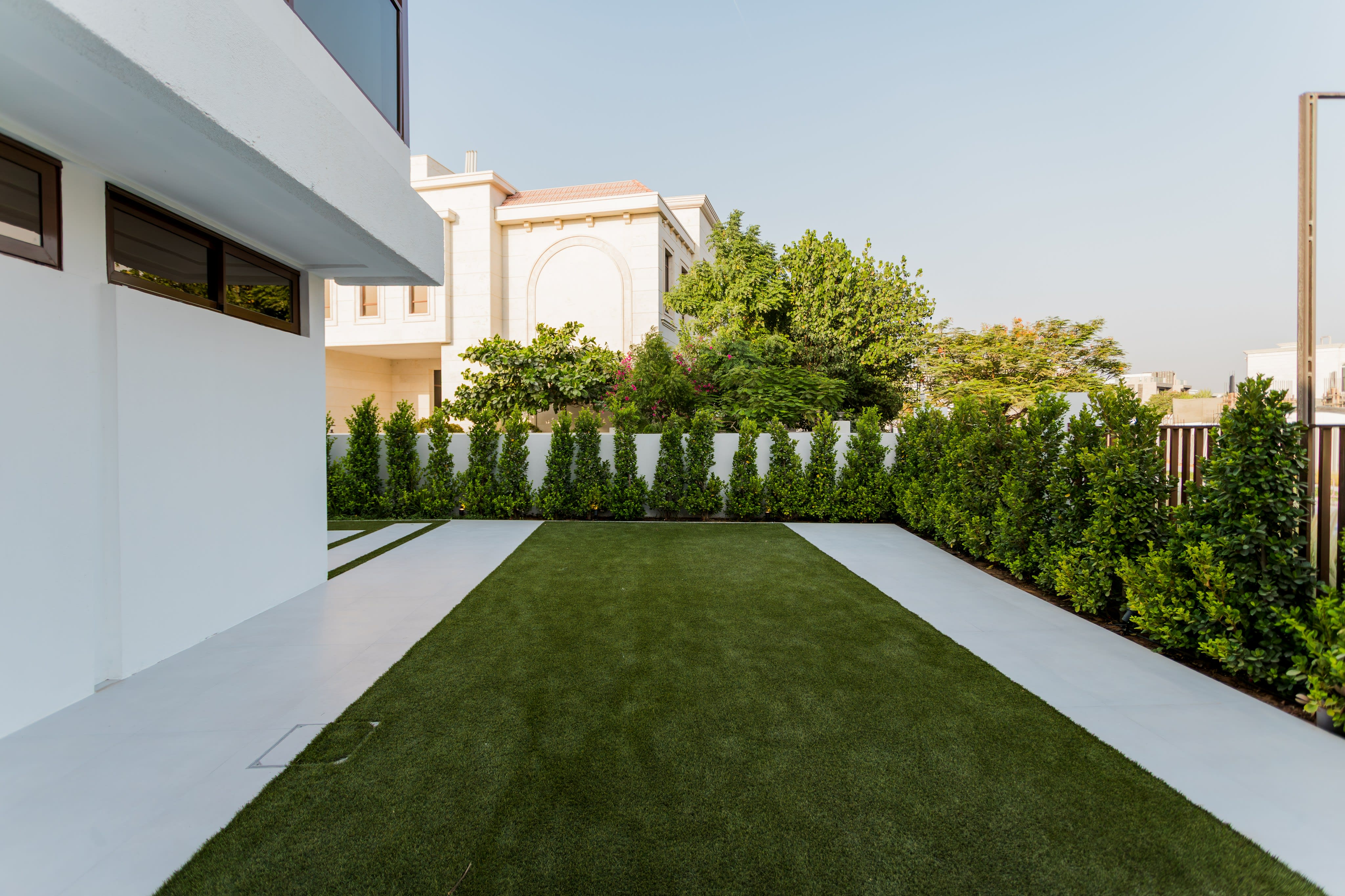 Bocce Courts and Recreational Areas in Luxury Villa Landscapes in Dubai