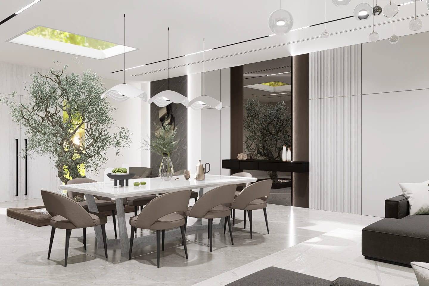 Modern Minimalist Living Space