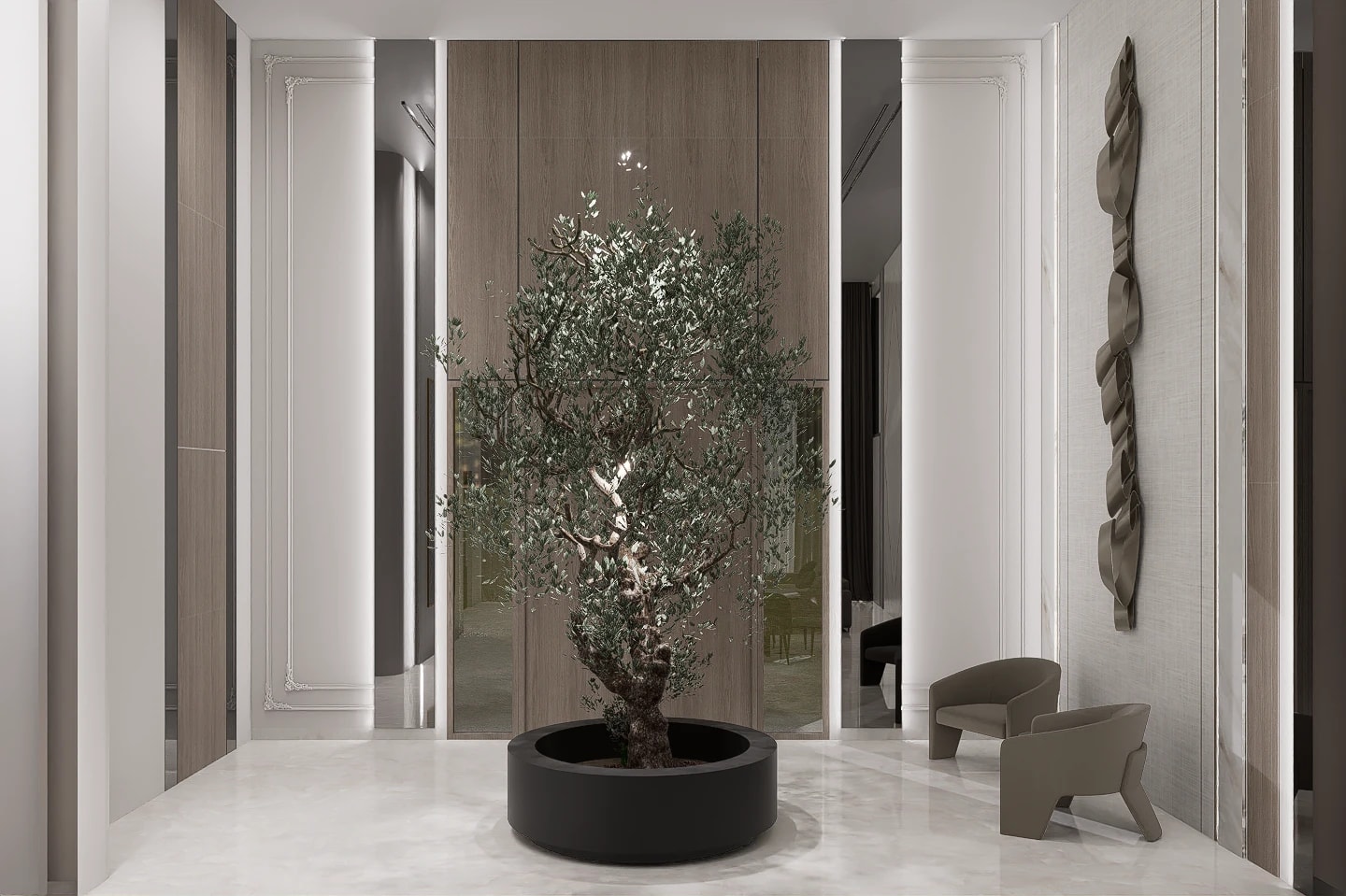 Modern Minimalist Living Space