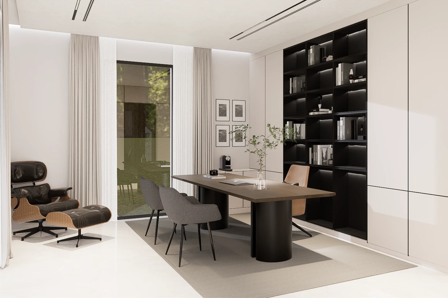 Modern Minimalist Living Space