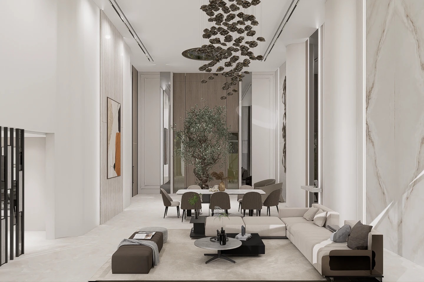 Modern Minimalist Living Space