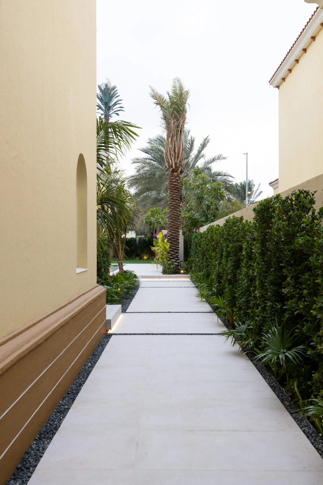 Modern Desert Villa Landscape