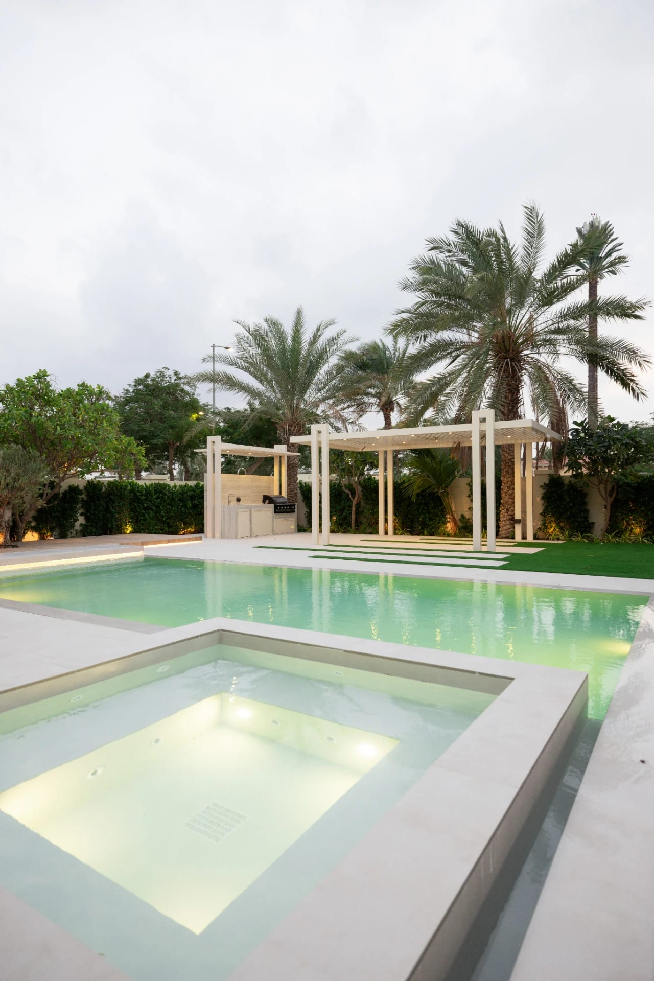 Modern Desert Villa Landscape