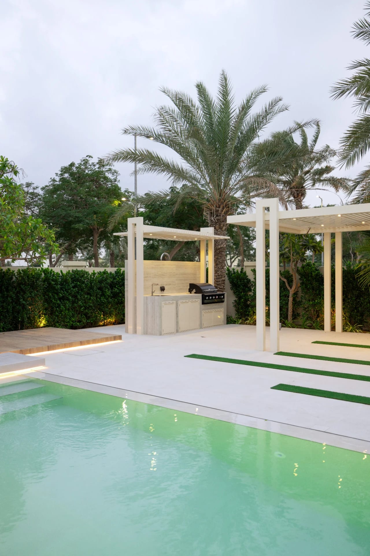 Modern Desert Villa Landscape