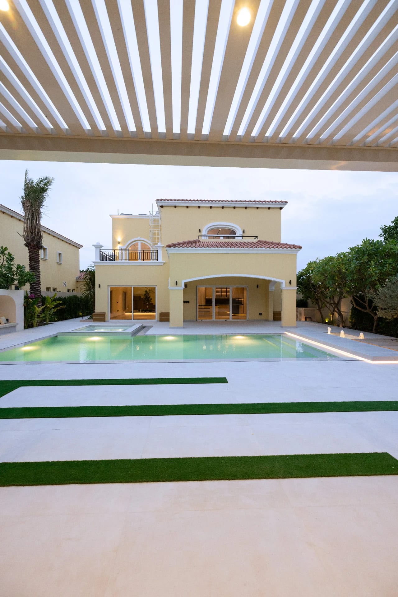 Modern Desert Villa Landscape