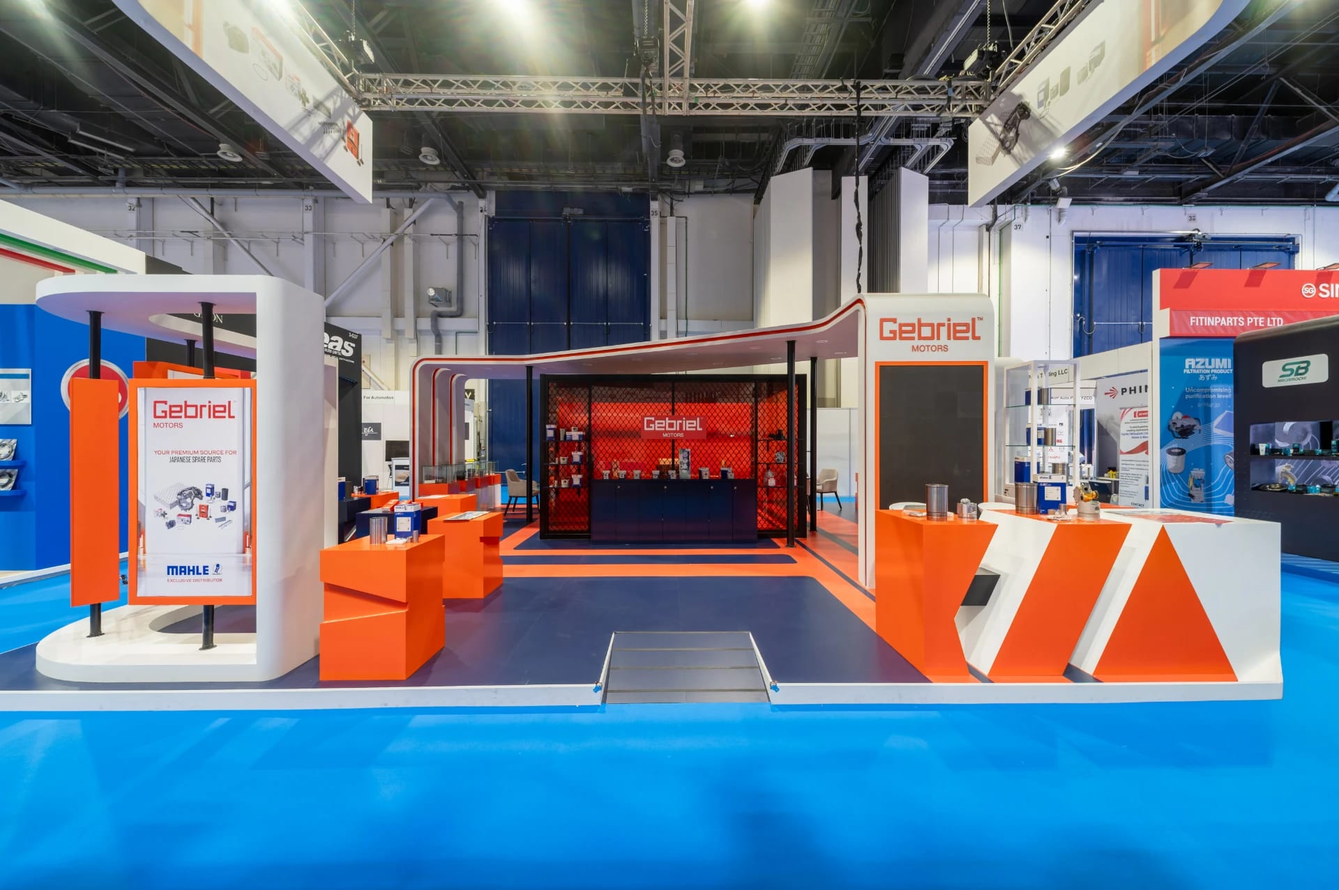 Gebriel Motors Showroom Exhibition Interior