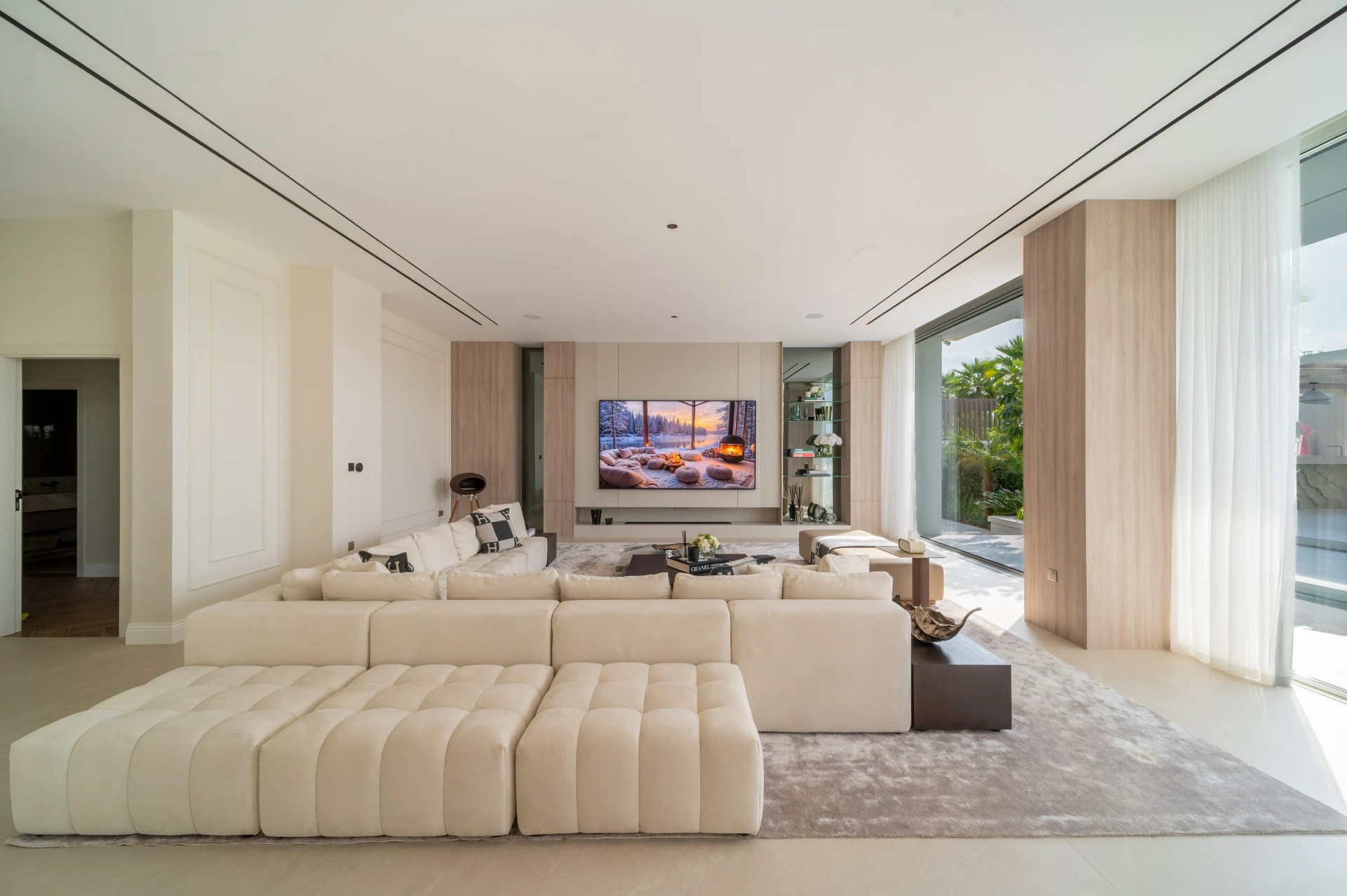 Modern Luxury Villa Living Interior - Dubai Hills