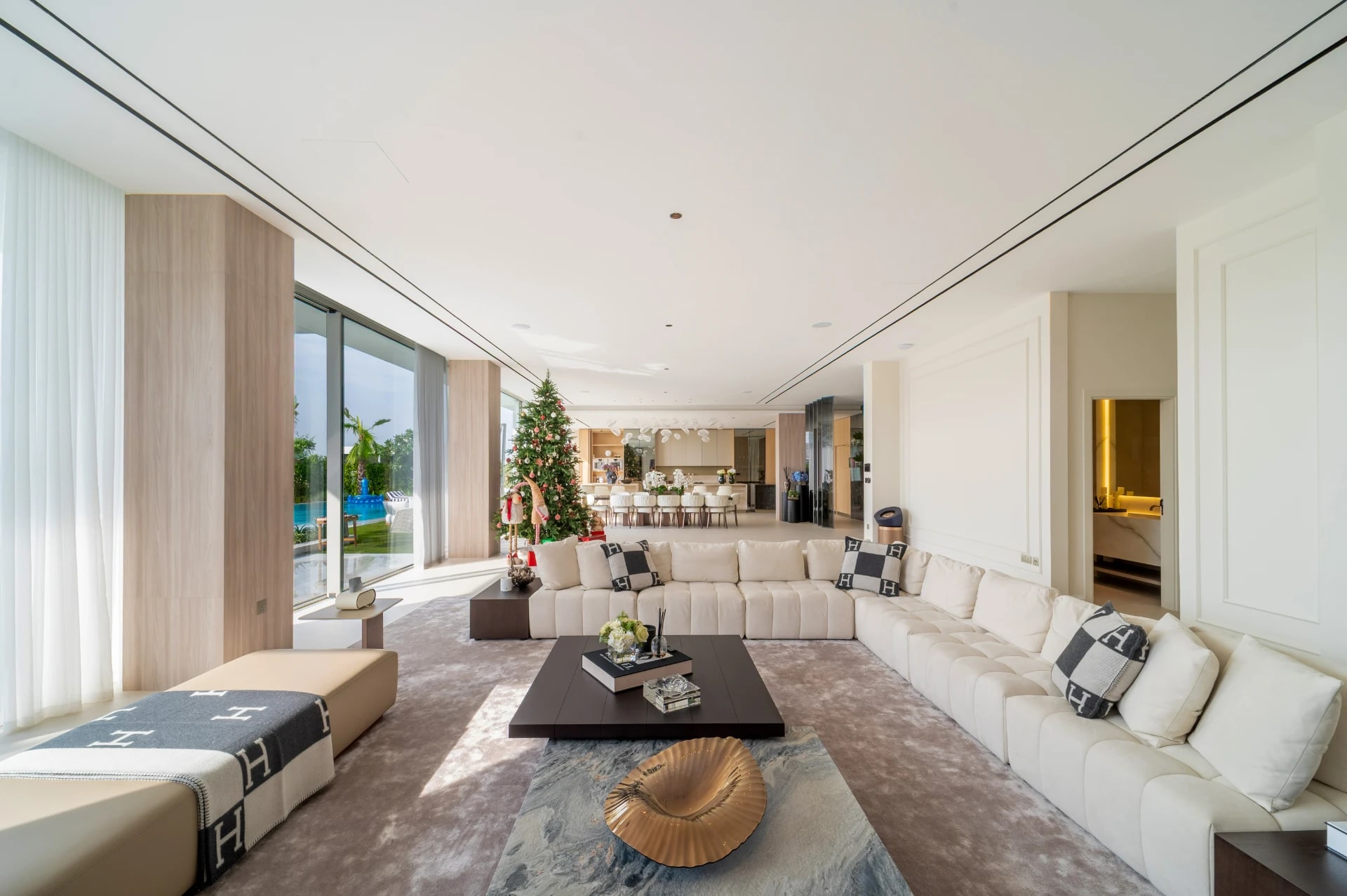 Modern Luxury Villa Living Interior - Dubai Hills