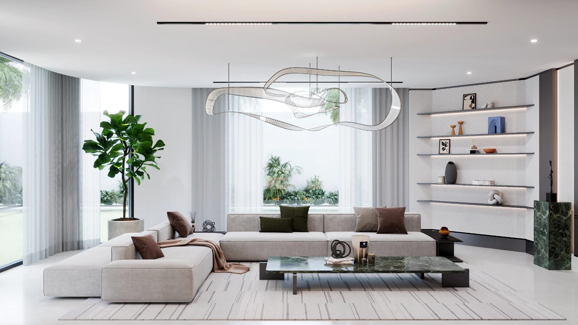 Palm Jumeirah - Interior - Spatial Harmony