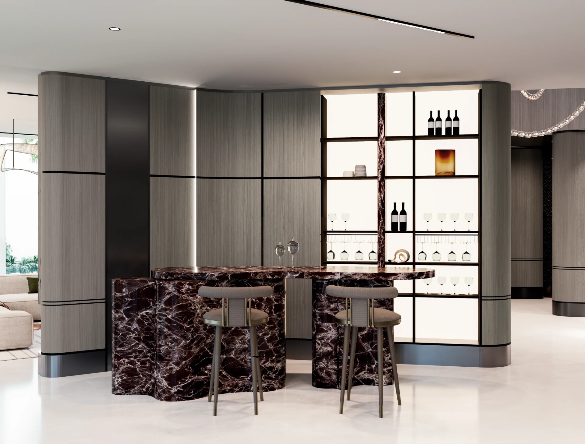 Palm Jumeirah - Interior - Spatial Harmony