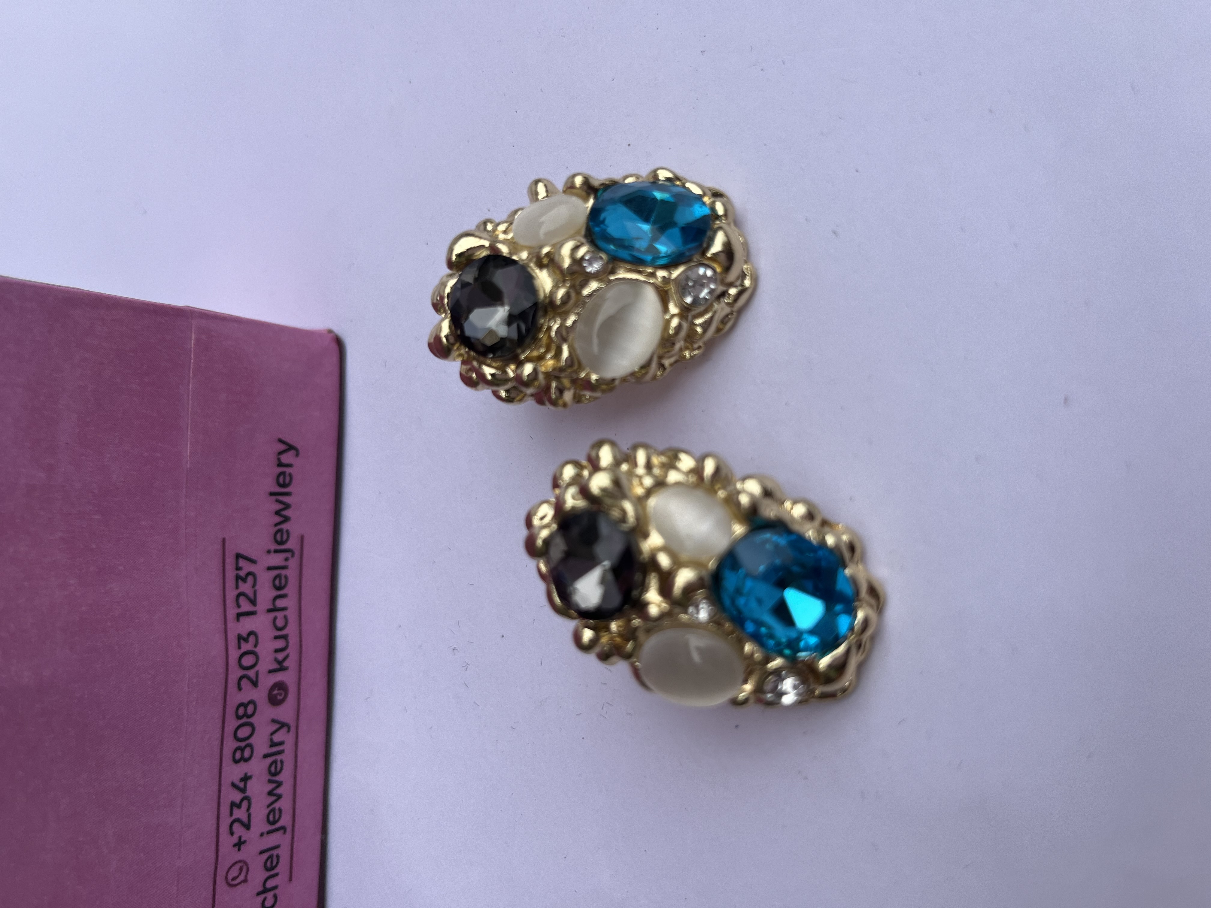 Multicolor Gemstone Fashion Earrings  