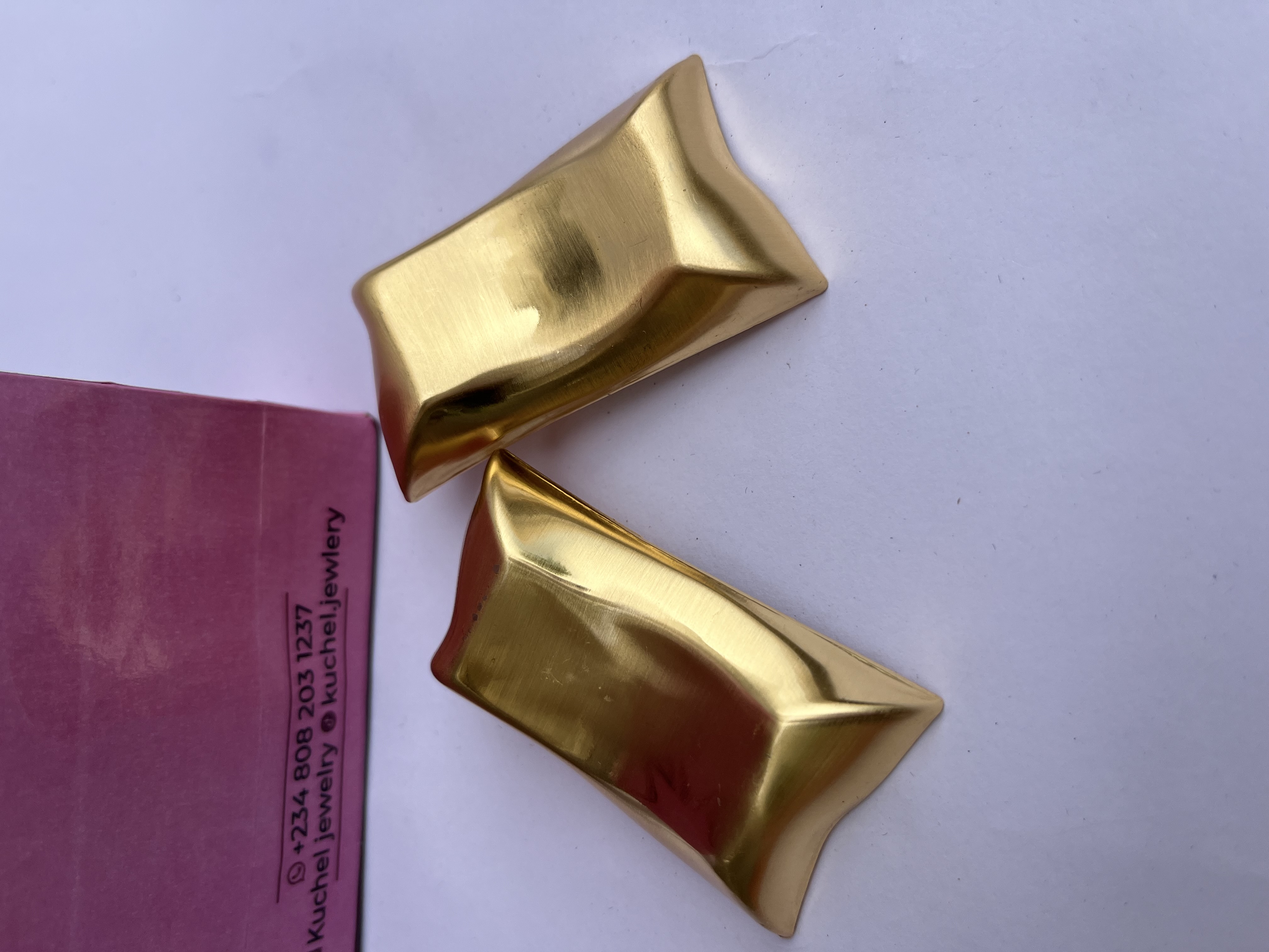 Gold Bar Fashion Earrings 