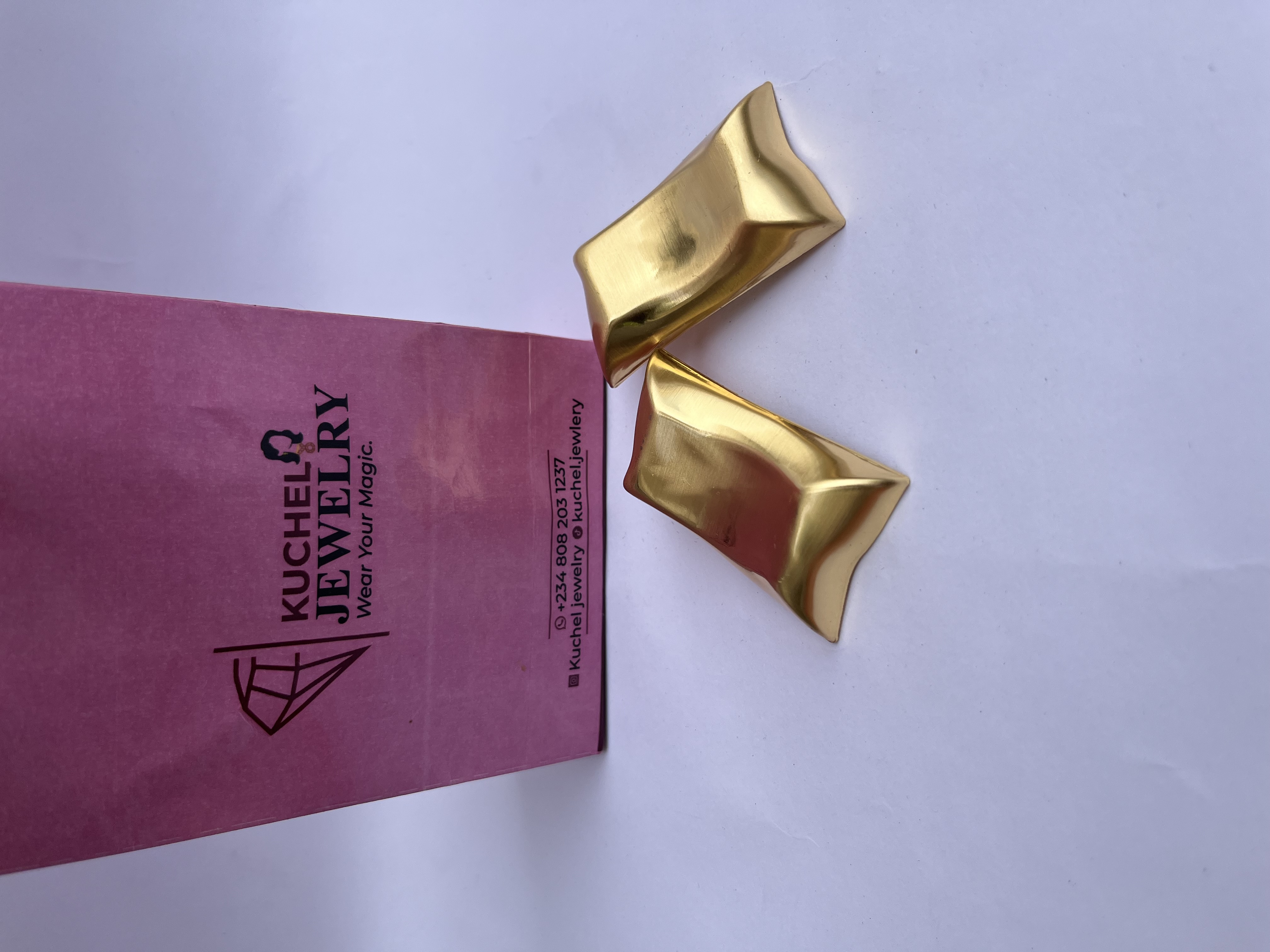 Gold Bar Fashion Earrings  2