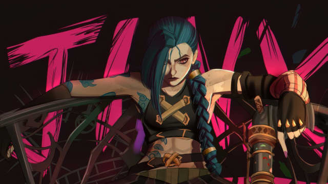 League of Legends Jinx Neon Cyberpunk