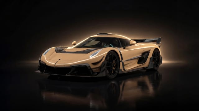 Luxury Sports Car Golden Hour