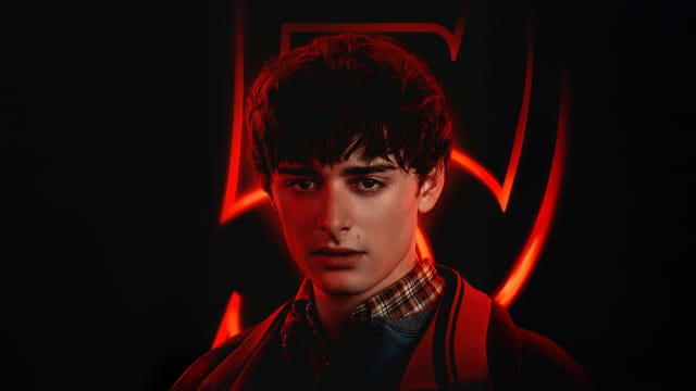 Stranger Things Red Neon Portrait