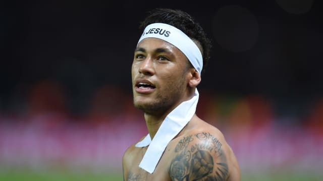 Neymar Jr Athletic Portrait Focus