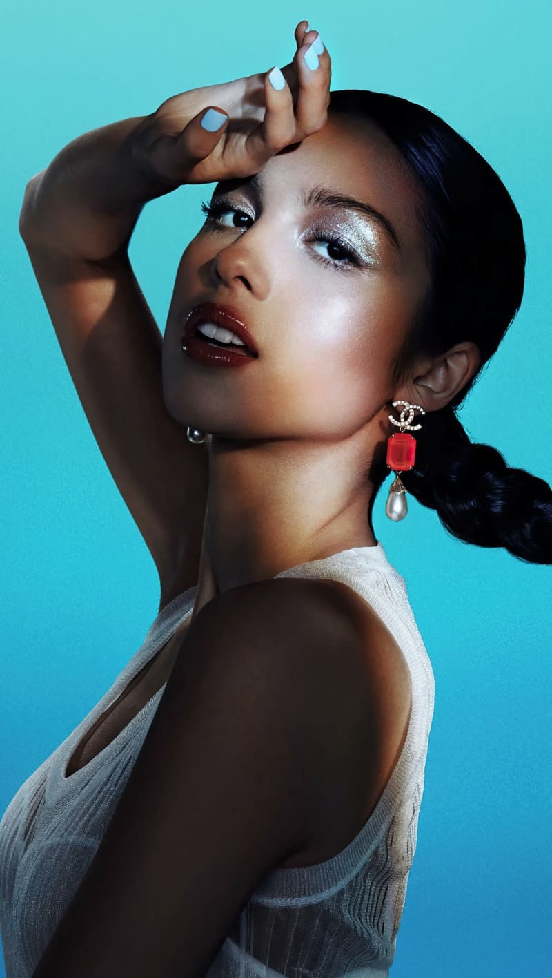 Olivia Rodrigo Turquoise Glamour Portrait
