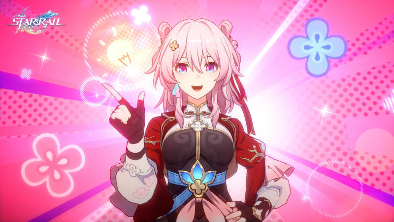 Honkai Star Rail Pink Magical Girl