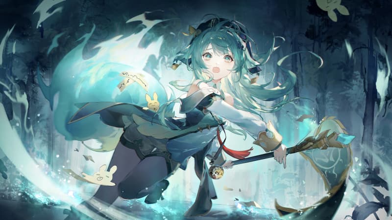 Honkai Star Rail Cyan Magic Battle