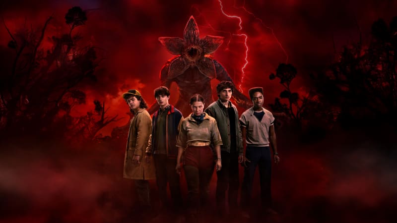 Stranger Things Red Lightning Supernatural