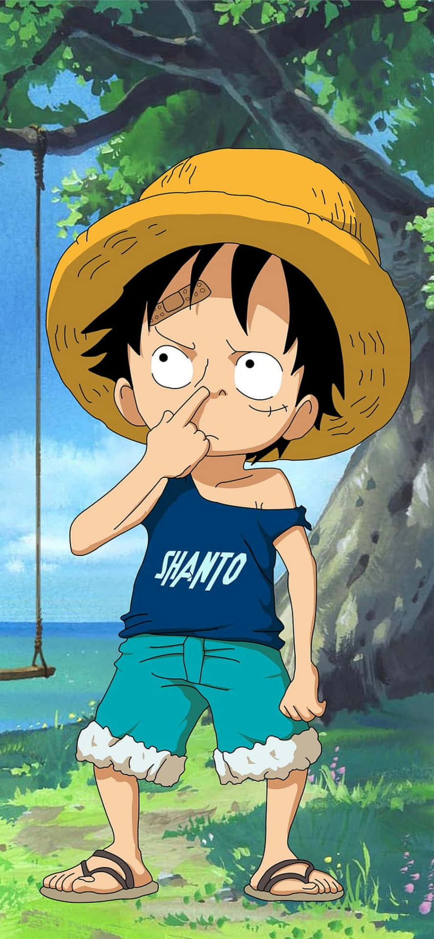 Luffy funny wallpaper 😍