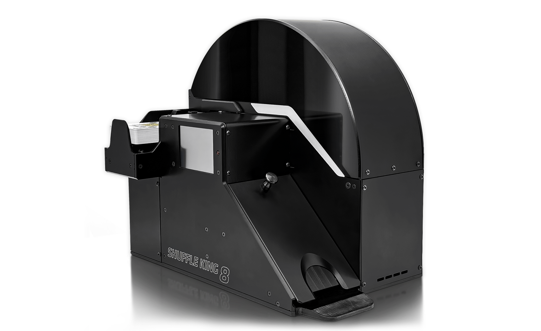 casino grade card shuffler Samsonico Night Automatic Card Shuffler Casino 8 Deck Shuffler Machine