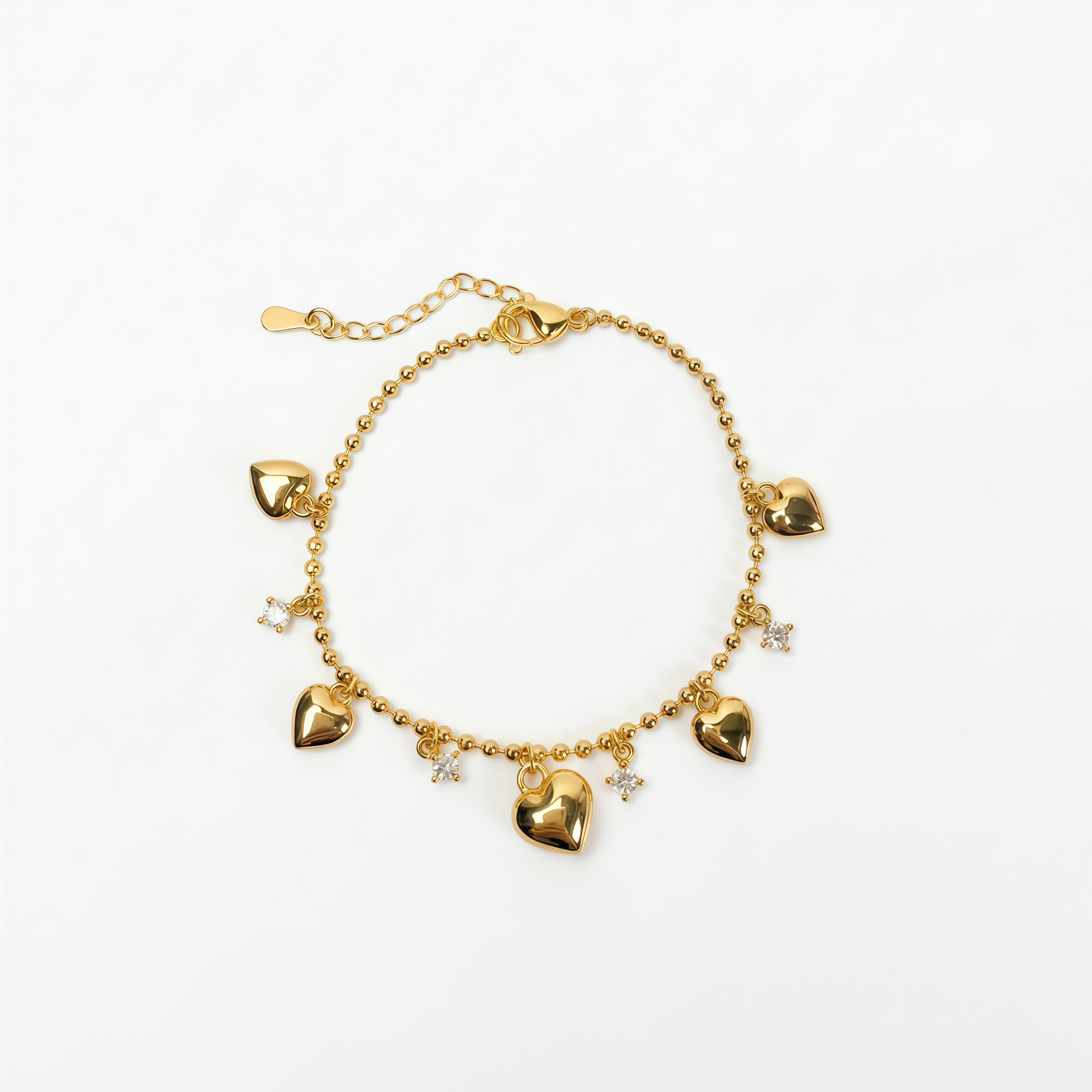 Pulsera delgada Corazón - Vista 1