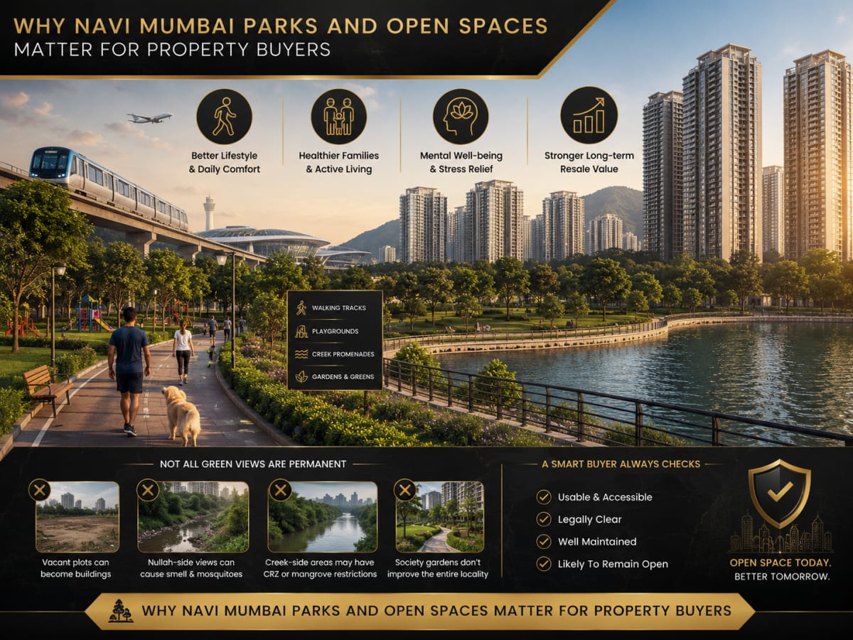 Why Navi Mumbai Parks and Open Spaces Matter for Property Buyers