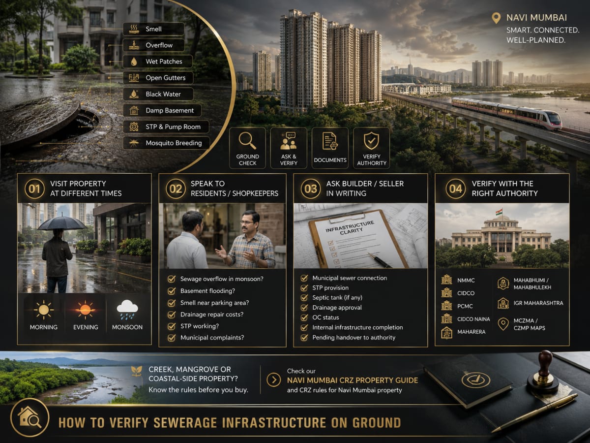 How to Verify Sewerage Infrastructure on Ground