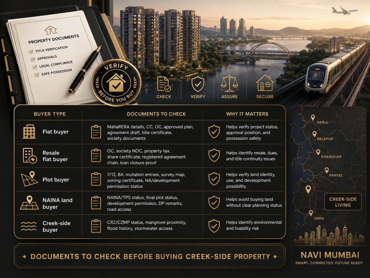 Documents to Check Before Buying Creek-Side Property
