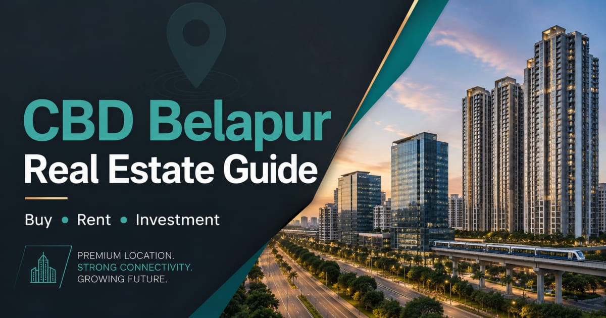 CBD Belapur Real Estate Guide: Residential & Commercial Property Checklist for Buyers | Navi Mumbai Property Market Insight