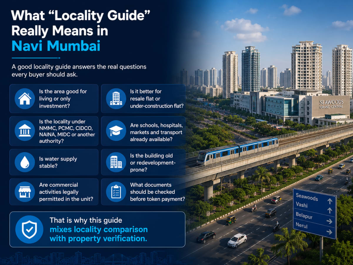 Navi Mumbai Locality Map by Buyer Type
