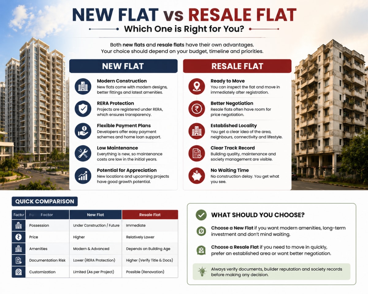 New Flat vs Resale Flat informative nko
