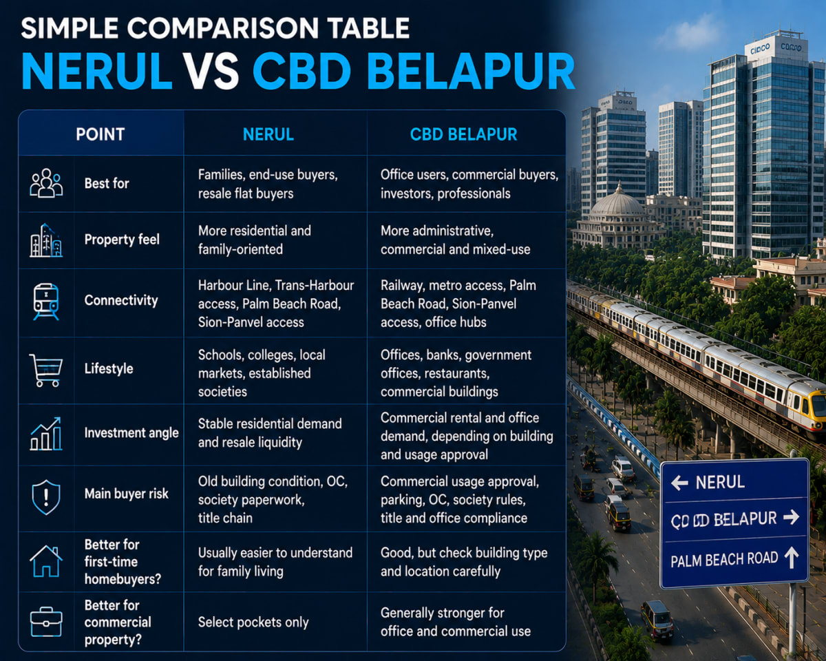 Why This Comparison Matters for Navi Mumbai Buyers
