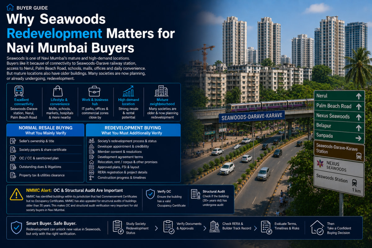 Why Seawoods Redevelopment Matters for Navi Mumbai Buyers