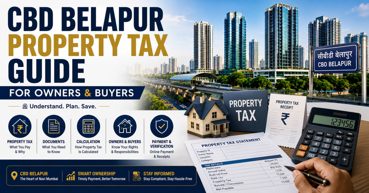 CBD Belapur Property Tax Guide for Owners and Buyers | Navi Mumbai Property Market Insight