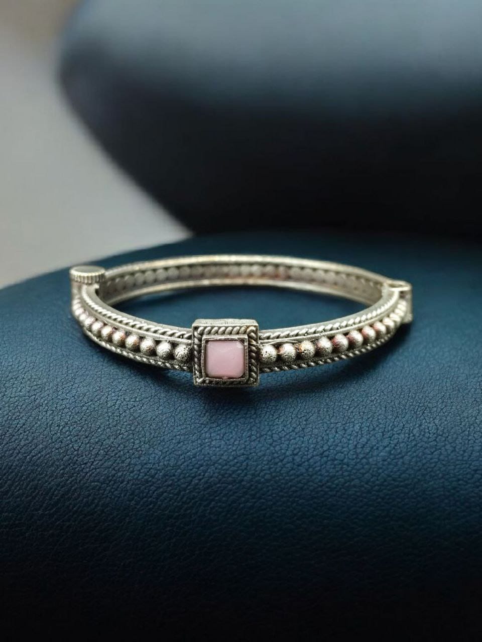 Oxidized Silver Bangle