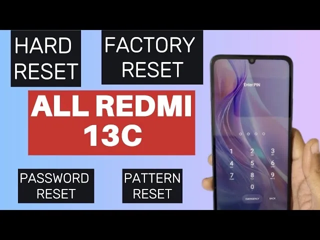 All Redmi 13C Factory Reset