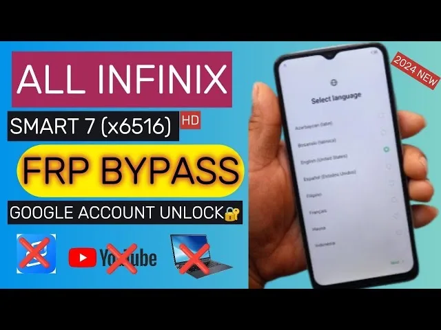 All Infinix Smart 7 HD (x6516) FRP Bypass