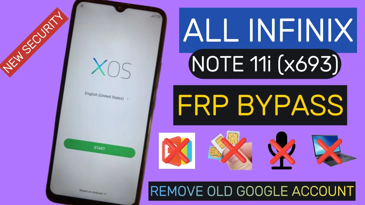 Infinix (x693) Note 11i Frp Bypass