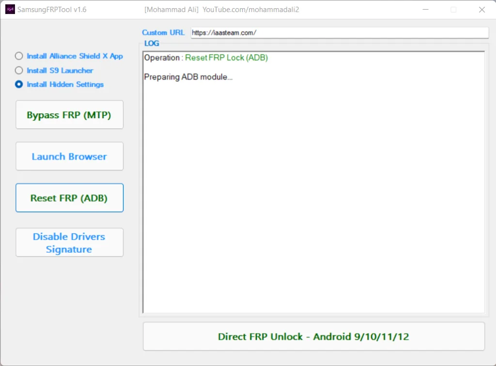 Samsung FRP Tool v1.6