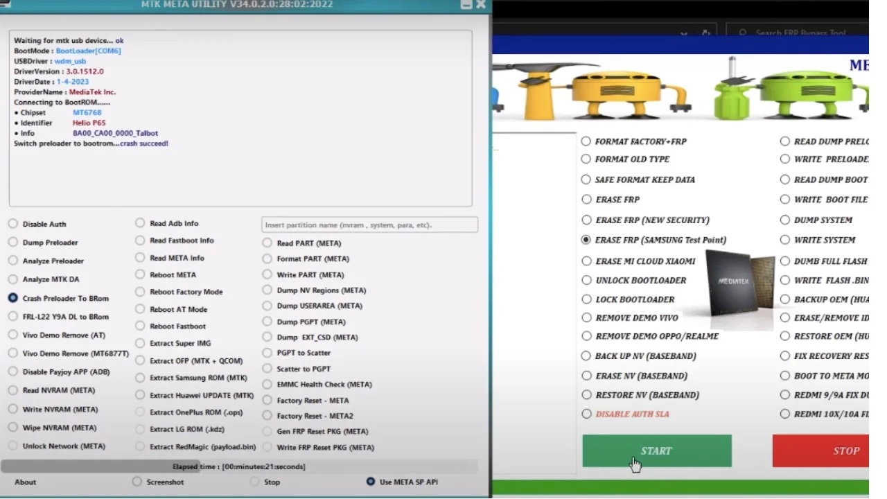 Samsung android 12-13 frp bypass