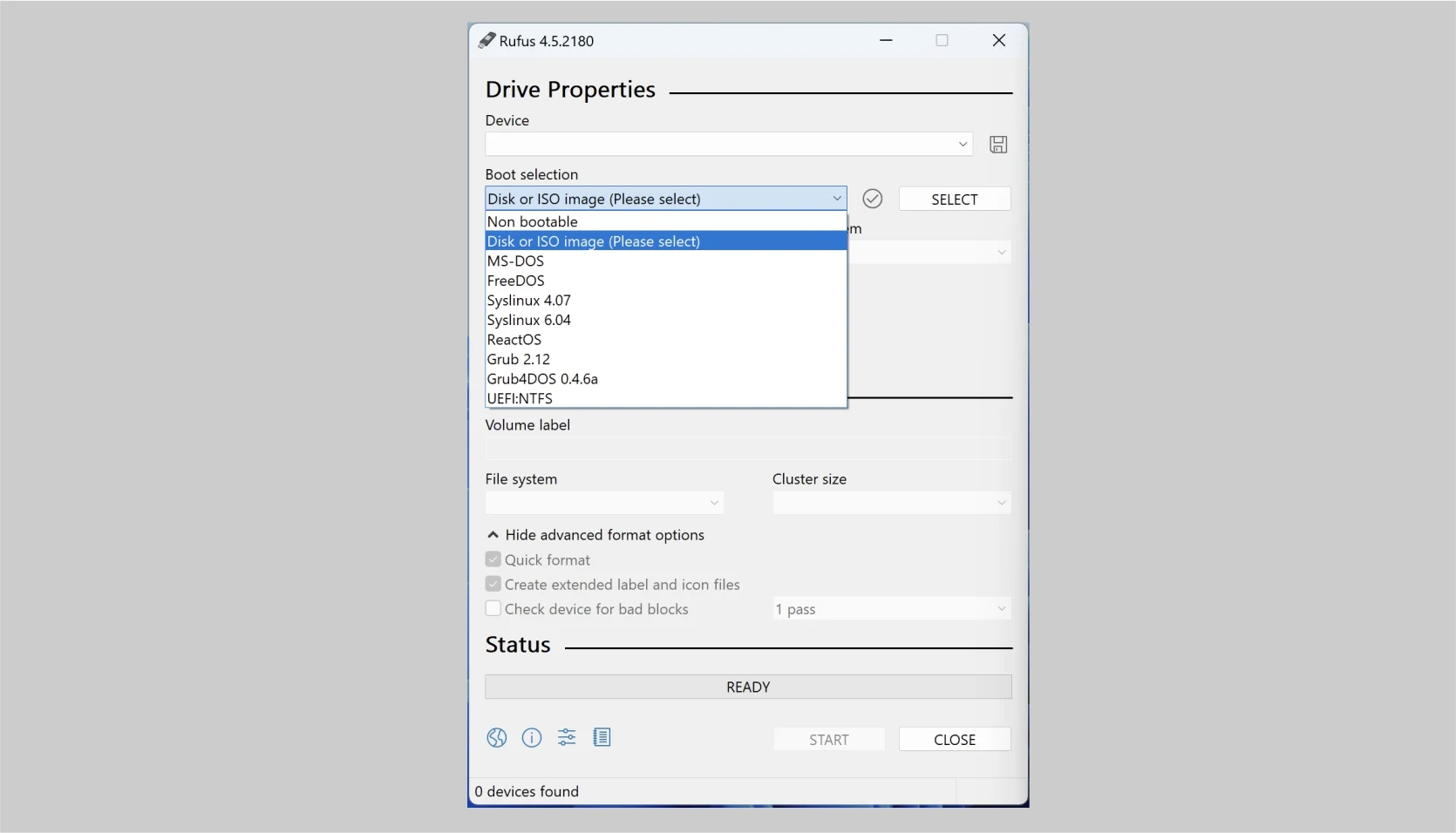 usb bootable drive