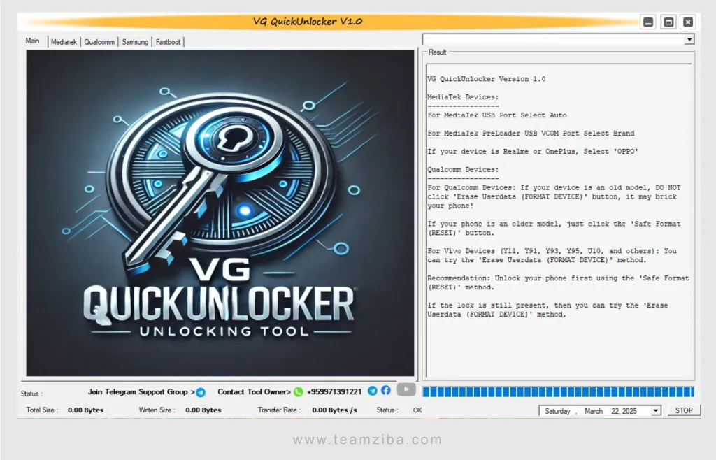 VG Quicker unlocker