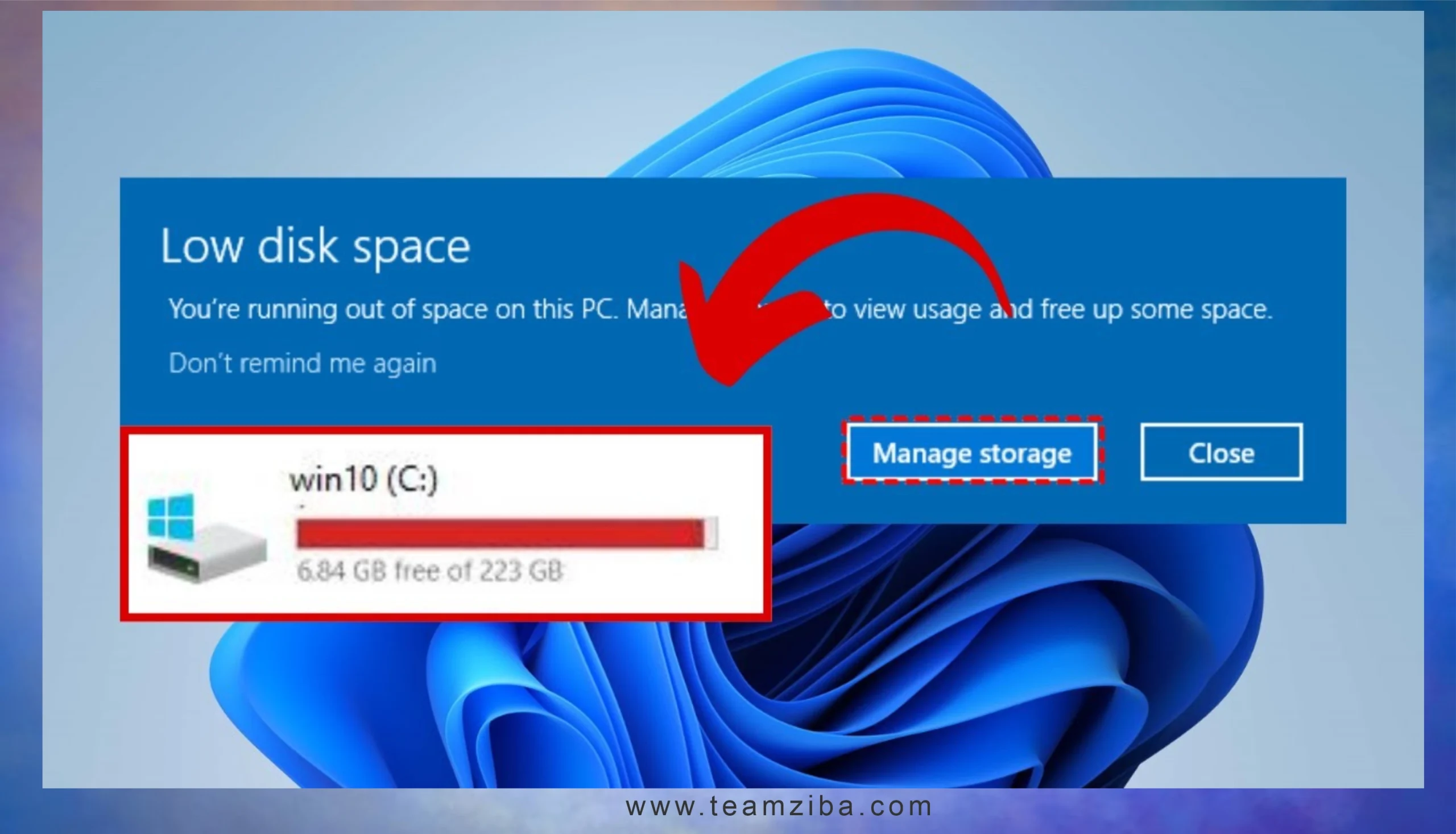 disk space issues